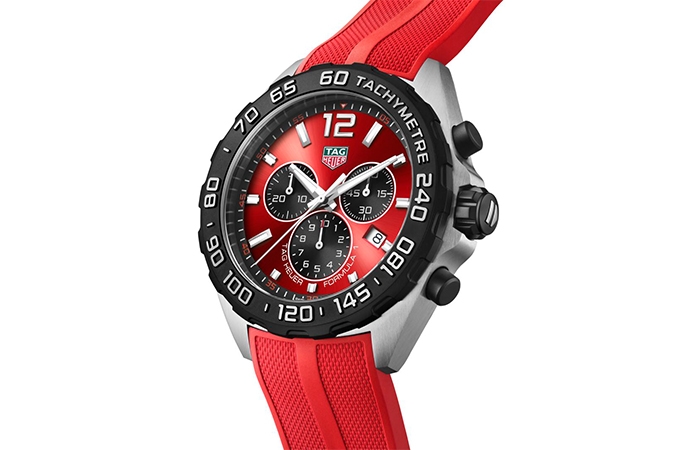 TAG Heuer Racing Formula 1 Chronograph with red strap